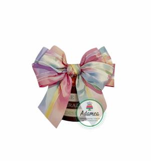 Topper tort frontal cu funda mare 2D  culori pastel