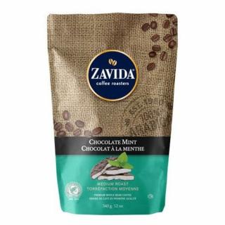 Cafea boabe Zavida aroma menta Chocolate Mint Coffee, 340g