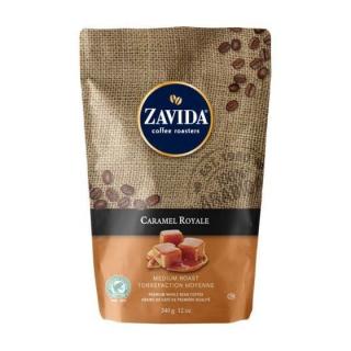 Cafea boabe Zavida Caramel Royale cu aroma de caramel, 340g