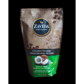 Cafea Boabe Zavida Coconut Delight, 340 g