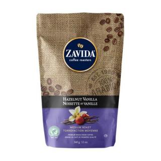 Cafea boabe Zavida Hazelnut Vanilla cu alune de padure si vanilie, 340g