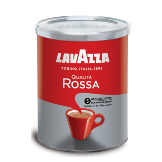 Cafea macinata Lavazza Qualita Rossa cutie metalica, 250g