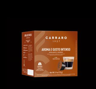 Capsule Carraro Aroma E Gusto Intenso compatibile Dolce Gusto, 16 buc
