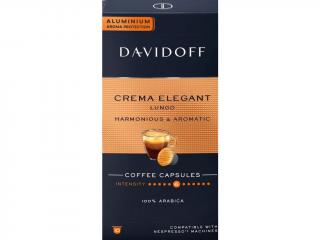 Capsule Davidoff Nespresso Cafe Crema Elegant Lungo, 10 buc