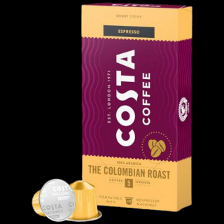 Capsule Nespresso Costa Colombian Roast Single Origin, 10 buc