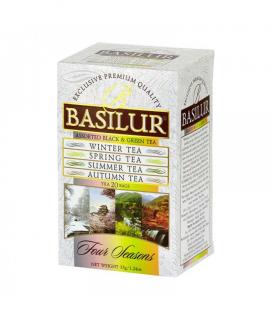 Ceai Basilur Four Seasons Assorted, 25 plicuri