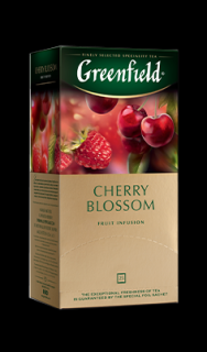 Ceai Greenfield Cherry Blossom, 25 plicuri