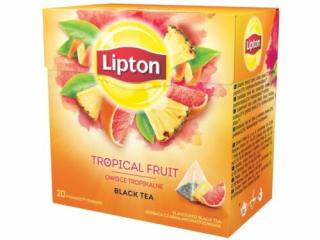 Ceai negru Lipton Tropical Fruit piramide, 20 buc