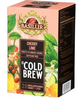 Ceai rece Basilur Brew Cherry si Lime, 20 plicuri