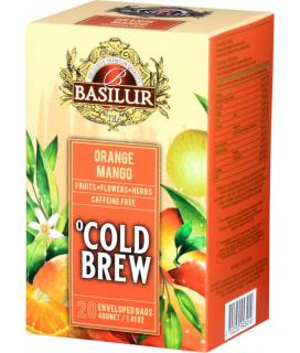 Ceai rece Basilur Brew Orange  Mango, 20 plicuri