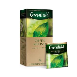 Ceai verde Greenfield Green Melissa, 25 plicuri