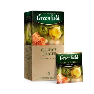 Ceai verde Greenfield Quince Ginger, 25 plicuri