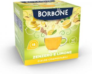 Monodoze ESE ceai lamaie si ghimbir Borbone, 18 buc