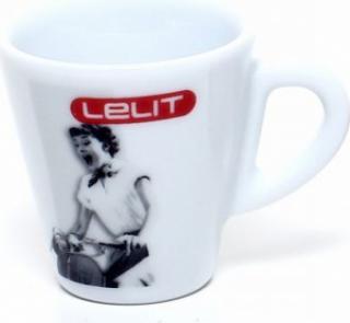 Set cesti cu farfurii espresso Lelit ceramica PL 300, 6 buc