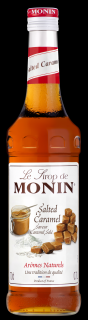 Sirop pentru cafea Monin Caramel Sarat, 0.7 litri