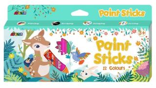 Batoane de tempera Paint sticks, 12 bucati, Avenir