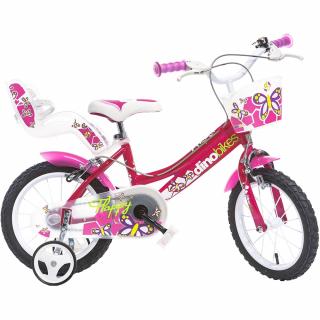 Bicicleta copii Dino Bikes 14  Flappy fuchsia