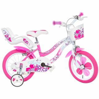 Bicicleta copii Dino Bikes 16   Flappy roz