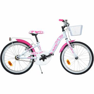 Bicicleta copii Dino Bikes 20  City Smarty alb