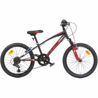 Bicicleta copii Dino Bikes 20  MTB baieti Sport negru cu 6 viteze si suspensie