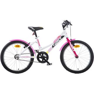 Bicicleta copii Dino Bikes 20  MTB fete Sport alb