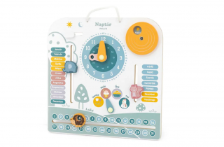 Calendar educativ din lemn in limba maghiara, PolarB