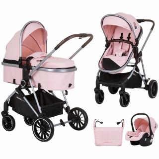 Carucior Chipolino Aura 3 in 1 flamingo