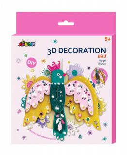 Puzzle 3D decor perete, pasare, Avenir