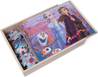 Set 3 puzzle din lemn Frozen 21 X 25 cm