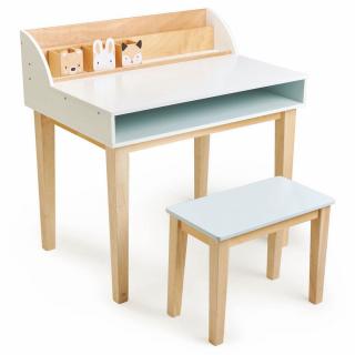 Set birou si scaun din lemn desk and Chair, Tender Leaf