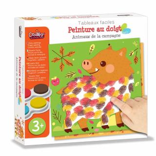 Set creativ de pictura cu degete - animale de companie  Crealign - Copie