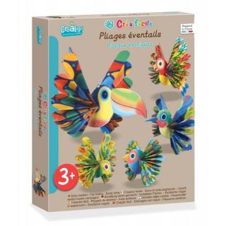 Set creativ origami cu pasari exotice Crealign