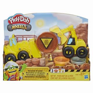 Set excavator si incarcator Play Doh