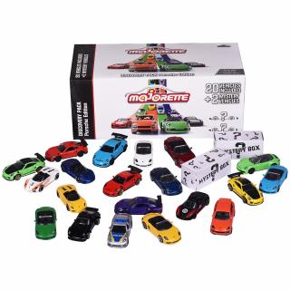 Set masinute Majorette Porsche Discovery cu 22 masinute