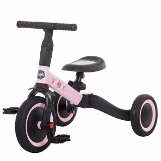 Tricicleta si Bicicleta 2 in 1 Smarty Chipolino light pink