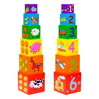 Turn de cuburi Turnul Babel, Viga Toys