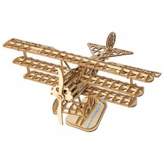 Puzzle 3D, Avion, lemn, 145 piese, TG301