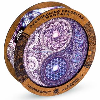 Puzzle Mandala Yin Yang, din lemn, Unidragon