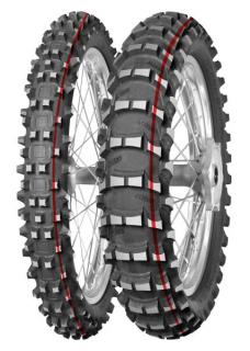 Cauciuc enduro mitas 110 90-19 TT 62M terra force- MX sand red rear