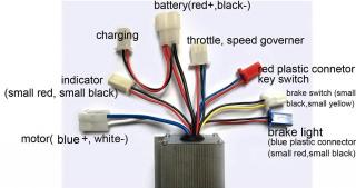 Controller bicicleta electrica 36V 500w (motor cu perii)