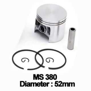 Piston complet Stihl: MS 380, 381 (52mm) -