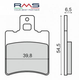 Placute frana scuter nr.7