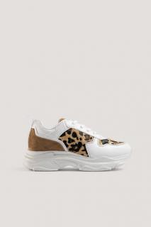 Pantofi sport Leopard Detailed Chunky