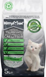 Asternut Igienic Premium KittyMax Aloe Vera pentru Pisici 5 L