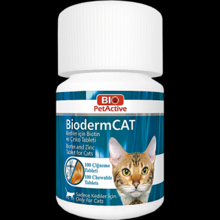 Bio PetActive Biodermcat 100 Tabs (Biotin and Zinc Tablet)