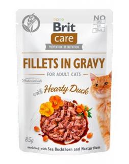 Brit Care Cat Fillets in Gravy With Hearty Duck Plic 85 G