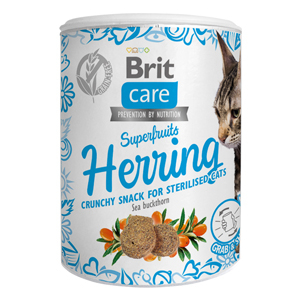 Brit Care Cat Snack Superfruits Herring 100 g