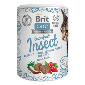 Brit Care Cat Snack Superfruits Insect 100 Gr