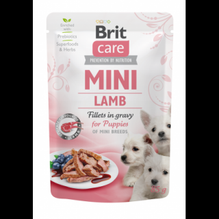 Brit Care Dog Mini Puppy Lamb Fillets in Gravy Plic 85 g