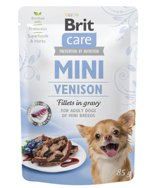 Brit Care Dog Mini Venison Fillets in Gravy Plic